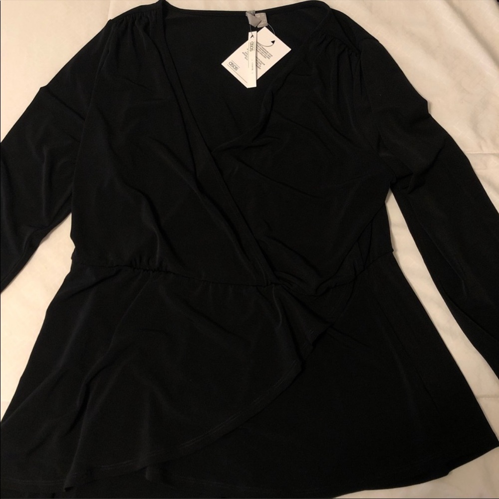 ASOS Faux Wrap shirt
